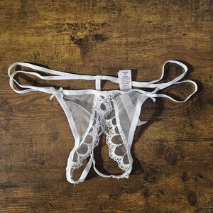 Victoria's Secret White Lace Panties